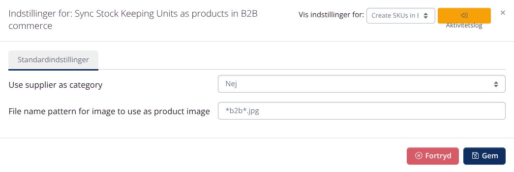 Kørsel: Opret produkter og produktbilleder i B2B