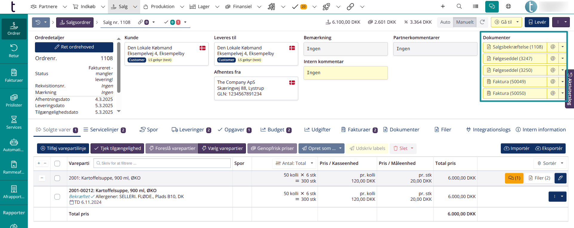 Ny grænseflade: Dokumenter