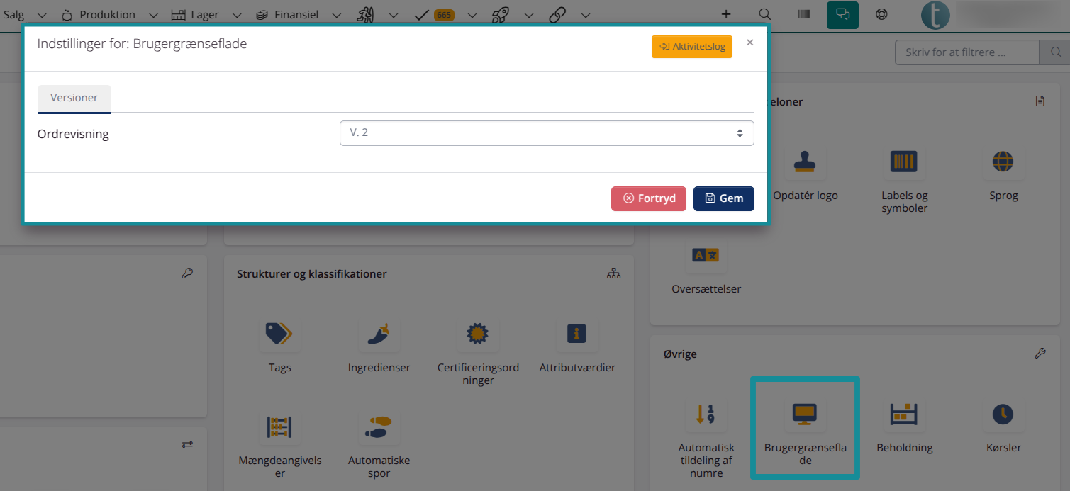Ordrevisning: Skift til v.2