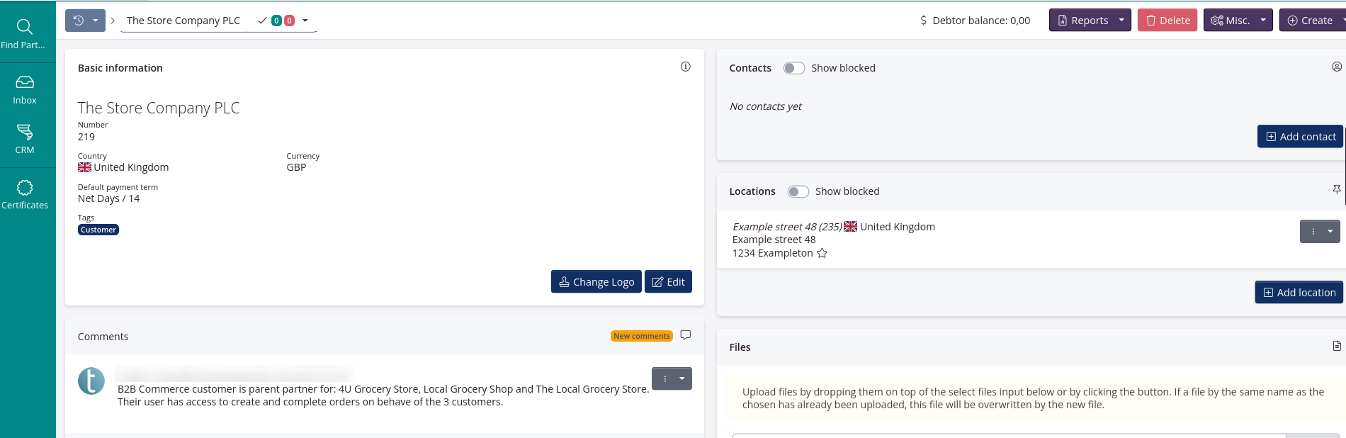 Umbrella administrator