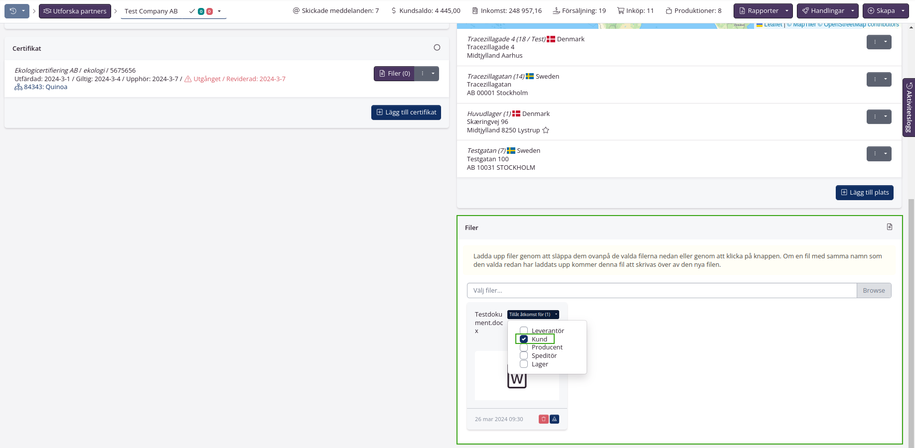 Bifoga filer till dina partners på ett enkelt sätt