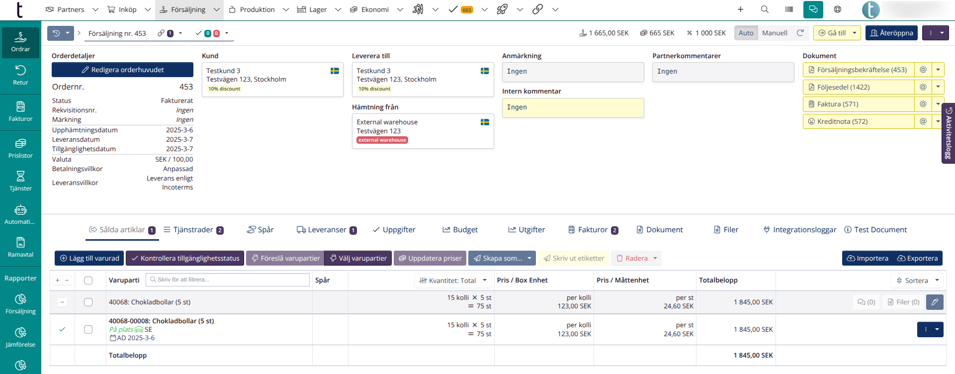 Nytt utseende för ordrar